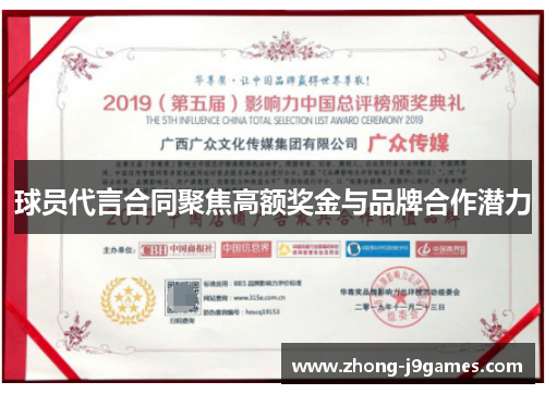 球员代言合同聚焦高额奖金与品牌合作潜力
